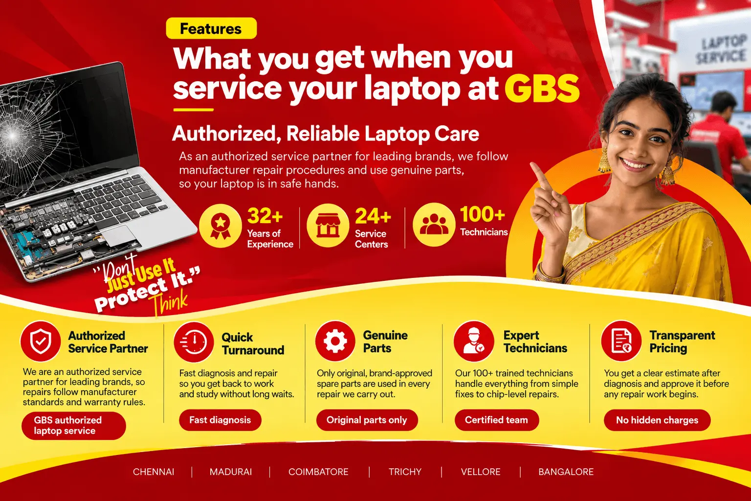 GBS authorized laptop service